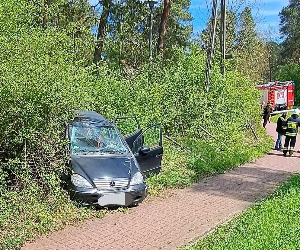 Wypadekna DK 42 w Brodach. Jedna osoba w szpitalu