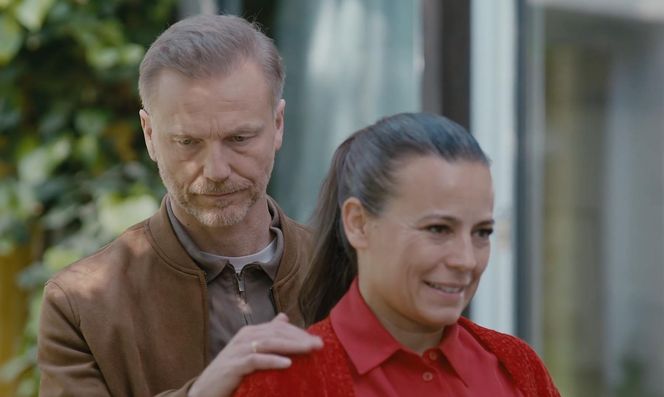 M jak miłość odc. 1881. Magda (Anna Mucha), Andrzej Budzyński (Krystian Wieczorek)