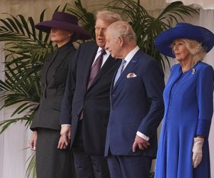 Donald Trump w Wielkiej Brytanii, spotkanie z królem Karolem III