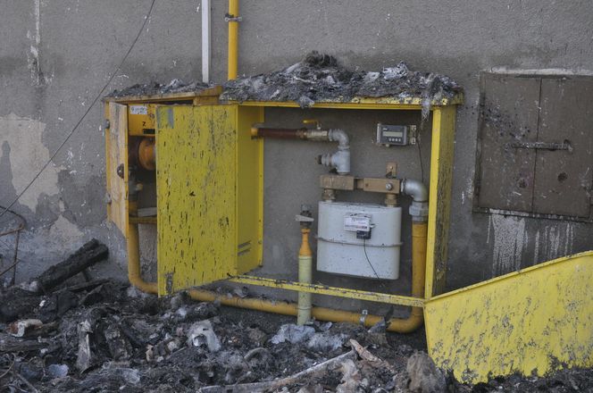 Pożar hotelu socjalnego w Kamieniu Pomorskim