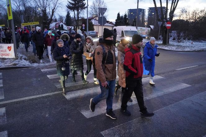 Protest kielczan przeciw budowie S74