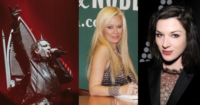 Marilyn Manson oraz Jenna Jameson i Stoya