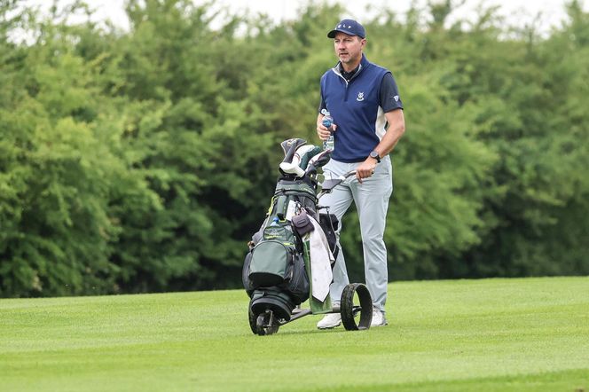 Jerzy Dudek na polu golfowym