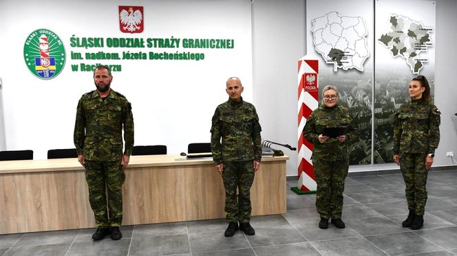 Nowi funkcjonariusze Straży Granicznej zostali przyjęci do służby