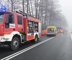 Wypadek śmiertelny w Grodźcu na DK 46