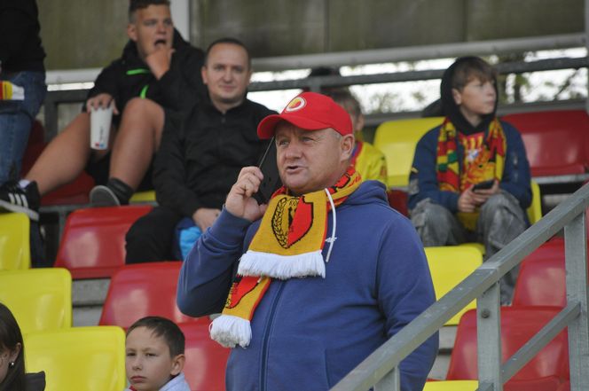 Korona Kielce - Lech Poznań. Zdjęcia kibiców na Exbud Arenie