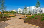 Park nad Południową Obwodnicą Warszawy na Ursynowie