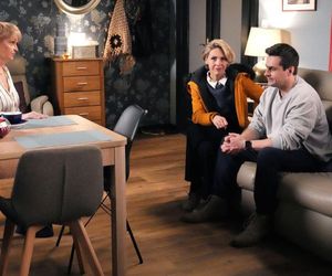 Barwy szczęścia odc. 3190. Malwina (Joanna Gleń), Herman (Maciej Raniszewski), Małgorzata (Adrianna Biedrzyńska)