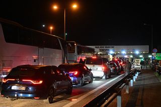 Kolejki na przejściach granicznych z Białorusią