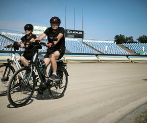 Rowerowa stolica Polski na stadionie 