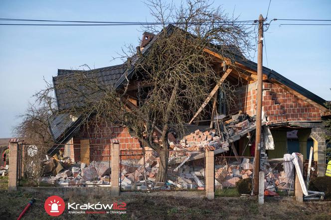 WYBUCH GAZU w Żydowie. RUNĄŁ strop domu 