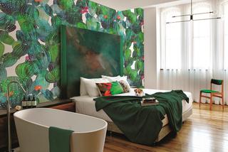 Dodatki dekoracyjne do sypialni w kolorze zielonym. Trendy 2017!
