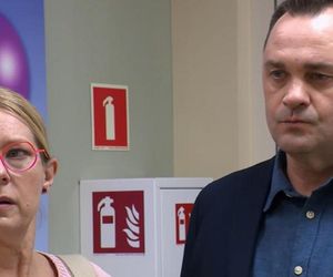 Na Wspólnej odc. 4050. Renata (Marta Jankowska), Sławek Dziedzic (Mariusz Słupiński)