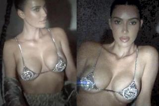 Kim Kardashian nosi stanik za 80 tysięcy zł! Ledwo co zakrywa jej biust!