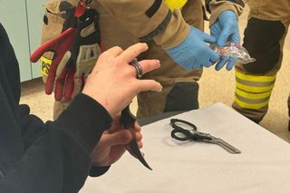 Gdynia. Interwencja strażaków w szpitalu. Chodziło o pilną pomoc dziecku [ZDJĘCIA].