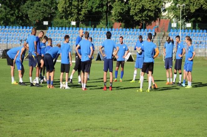 Trening z nowym trenerem.