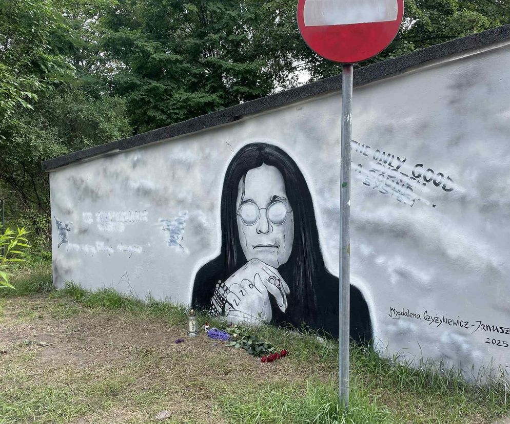Mural z Ozzym Osbournem w Warszawie zdewastowany. Ktoś zniszczył dzieło