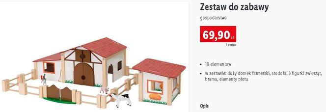 Zestaw do zabawy gospodarstwo 69.90 zł/zestaw 18 elementów