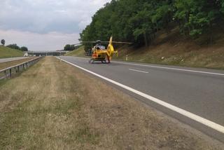 Wypadek na autostradzie A4. Zginął kierowca