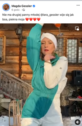 Tak Lara Gessler bawiła się na swoich poprawinach