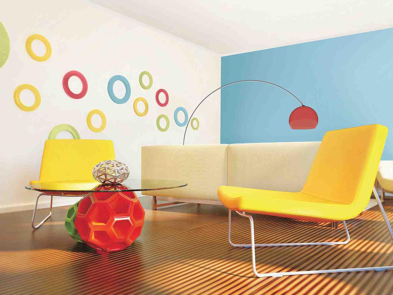 Niebieskie ściany w salonie 10 pomysłów na nowoczesny