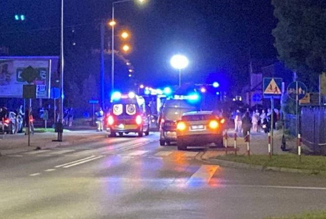 Wypadek motocyklisty