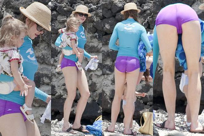 Nicole Kidman na plaży