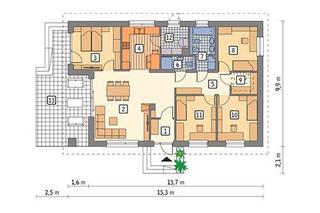 Projekt domu Polecany z katalogu Muratora - wizualizacje, plany, rysunek
