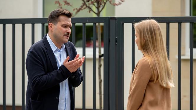 Barwy szczęścia, odc. 2322: Dominika (Karolina Chapko), Damian (Michał Lesień-Głowacki)