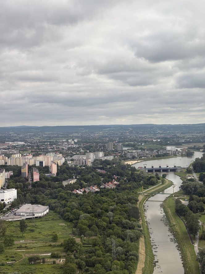 Byliśmy 40, piętrze najwyższego budynku mieszkalnego w Polsce. Widok jest niesamowity