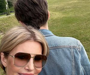 Joanna Racewicz i syn