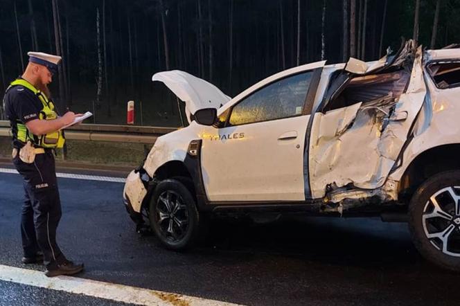 Koszmarny wypadek na A1. Sześć osób trafiło do szpitala