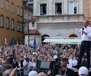 Wiec Donalda Tuska 4 czerwca w Warszawie