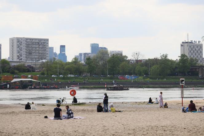 Majówka 2023 na plaży nad Wisłą