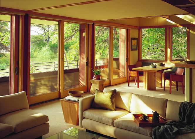 Aranżacje jasnego salonu z dużymi oknami: naturalny