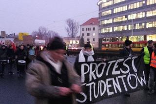 Protest studentów i studentek we Wrocławiu