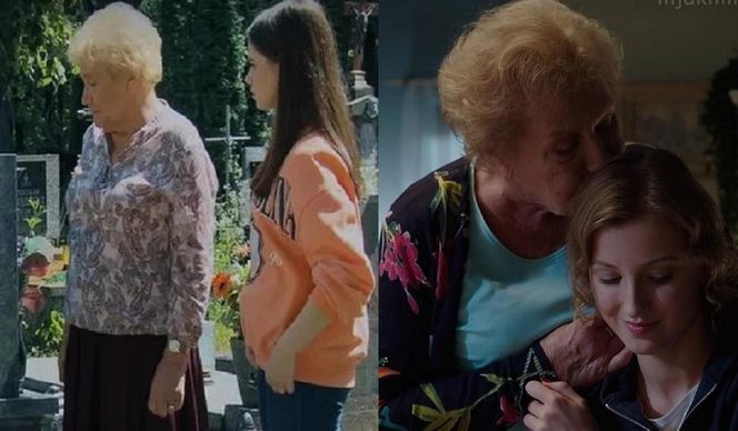 M jak miłość. Barbara (Teresa Sawicka), Basia (Karina Woźniak), Natalka (Dominika Suchecka)