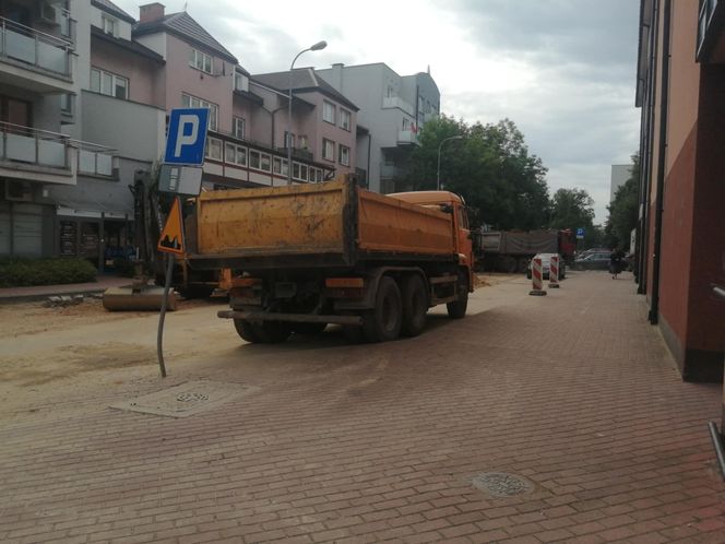 Remont na ul. Błonie w Siedlcach