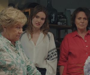 M jak miłość odc. 1886. Barbara (Teresa Lipowska), Marysia (Małgorzata Pieńkowska), Franka (Dominika Kachlik)