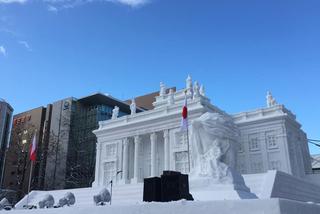 Lodowe rzeźby i iluminacje! Łazienki Królewskie świętują Festiwal Śniegu [PROGRAM]