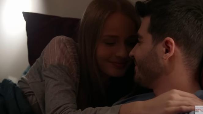 Pierwsza miłość po wakacjach. Kacper (Damian Kulec), Weronika (Dominika Kryszczyńska)