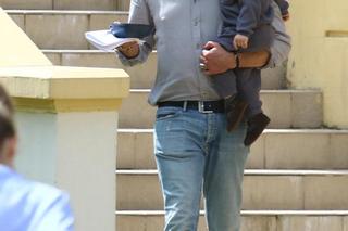  Ibisz dokazuje całą rodziną w Sopocie. U jego żony widać już ciążowy brzuszek