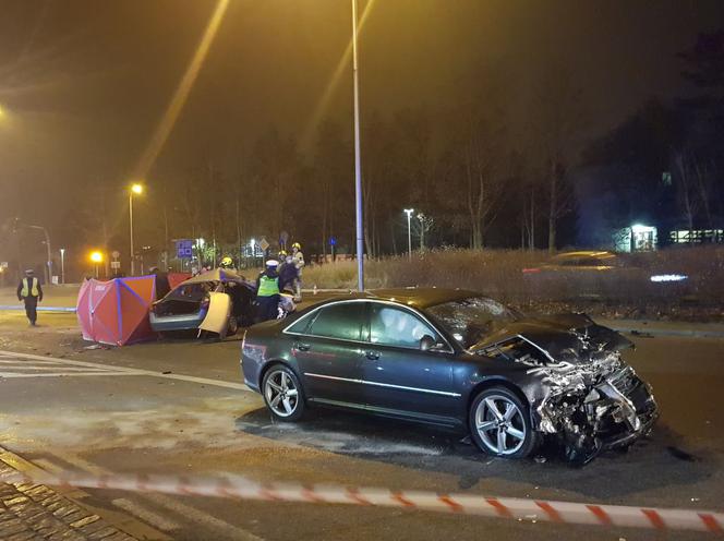 Wypadek w Olsztynie. Dwie osoby nie żyją!