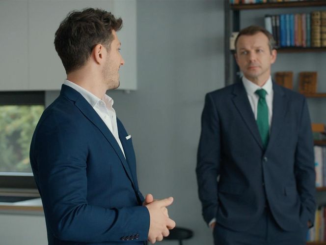 Barwy szczęścia, odcinek 3154: Justin (Jasper Sołtysiewicz), Bruno (Lesław Żurek) 