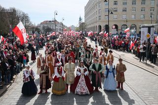  Wielki marsz w Warszawie 12.04.2025