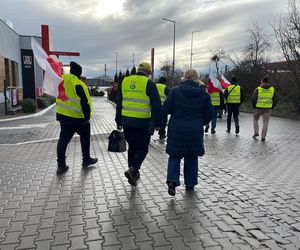 Protest rolników w Kołbaskowie