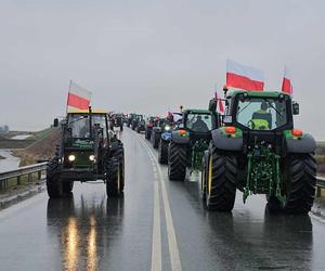 Protest rolników z Podkarpacia w Przeworsku