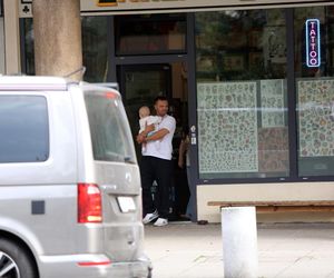 Marcin Hakiel z Dominiką  Serocką w studiu tatuaży