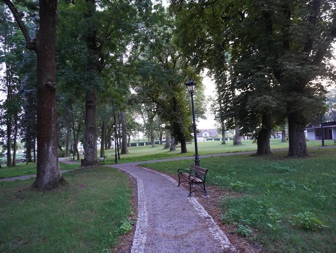 Park w gminie Mełgiew