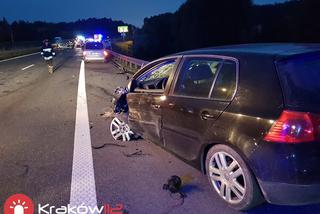 Śmiertelny wypadek na A4. Kierowca jechał pod prąd [ZDJĘCIA]